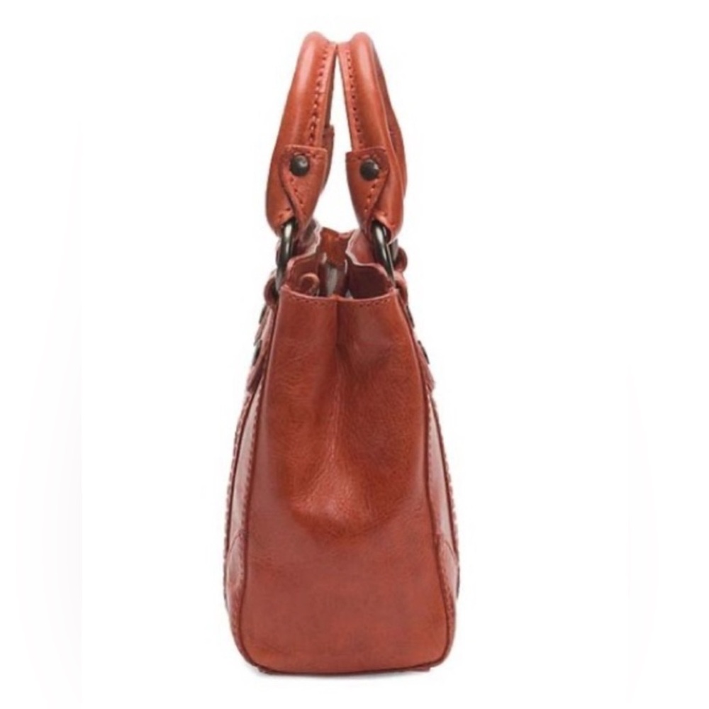 FRYE Melissa Burnt Orange Mini Crossbody Leather Handbag - Picture 4 of 14